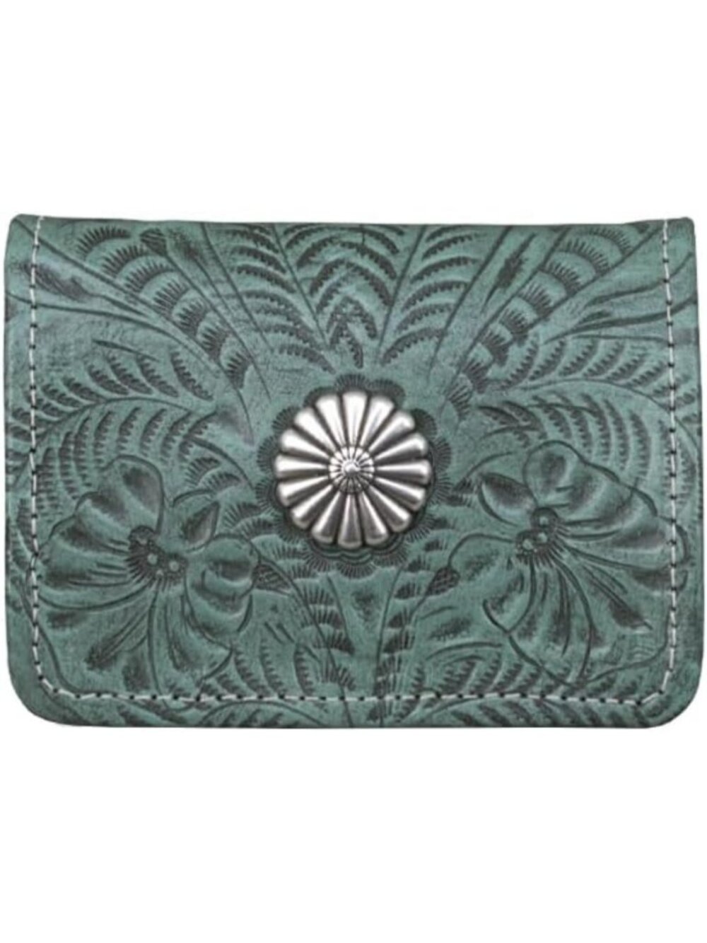 Handcrafted Genuine Leather Tri-Fold Wallet for Women & Teens | Credit Card